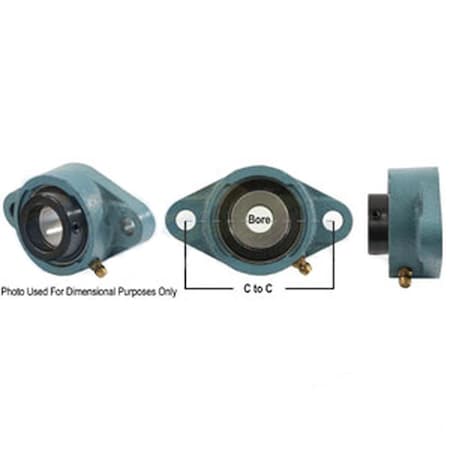 Aftermarket 2 Bolt Flanged Bearing W Lock Collar, ReLubricatable A-WGTZ23-I-AI